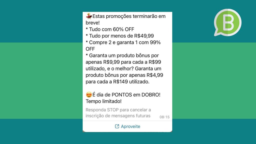 WhatsApp Business Transmissão